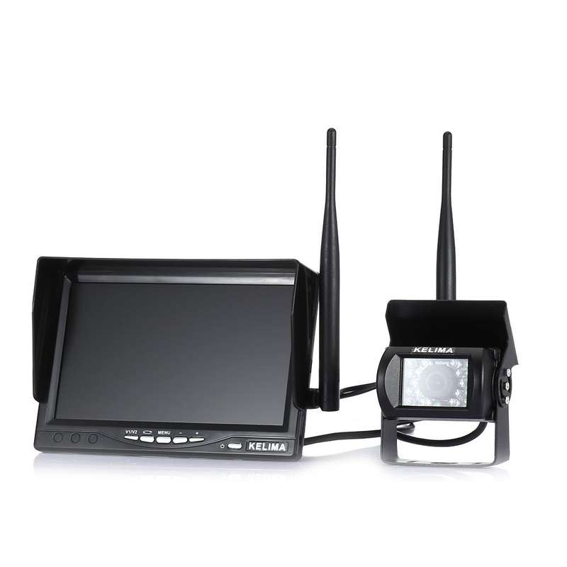 Kelima 0688 Wireless Rear View Infrared Camera and 7 Inch Monitor Display