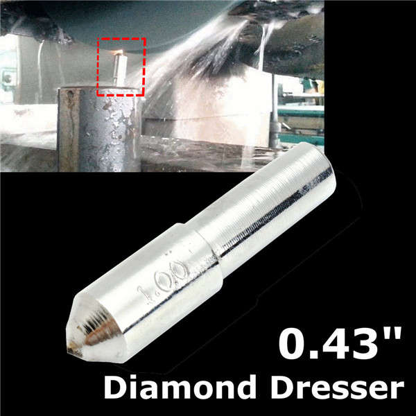9.5mm Shank 0.43 Inch Tapered Tip Diamond Dresser for Grinding Wheel
