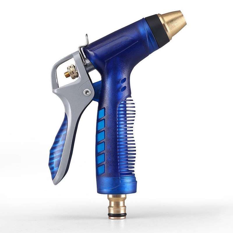 Water Hose Nozzle Jet Spray Gun High Pressure Adjustable Watering