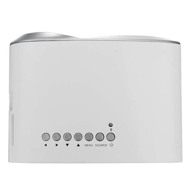 3D 1080P Portable LCD LED Mini Projector 600 Lumens 480x320 USB VGA TV AV Office Home Theater