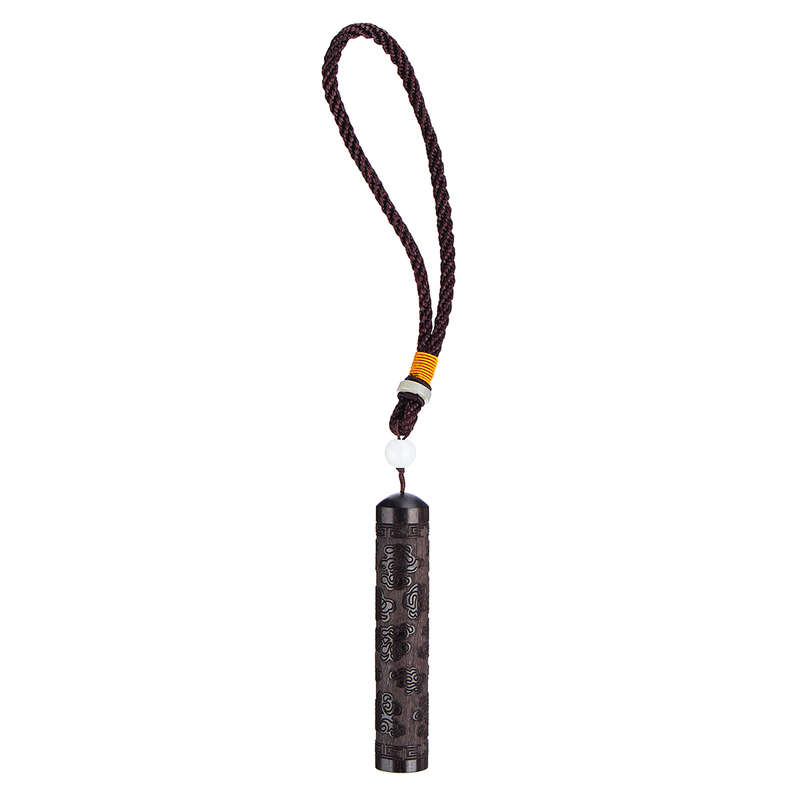 Snuff Bottle Spoon Bullet Ebony Portable Vial Fragrance Toothpick Case Container