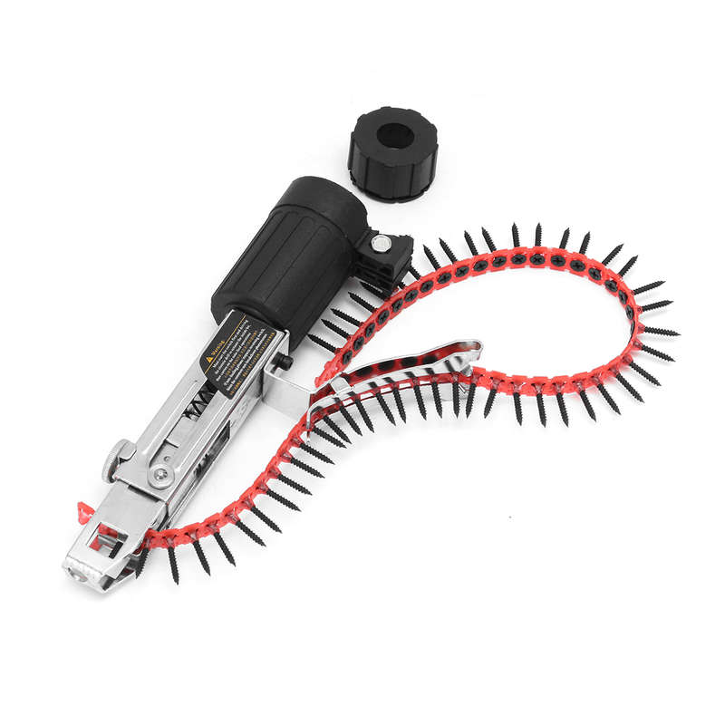 ro Automatic Chain Nail Gun Adapter Screw Gun for Electric Drill Woodw