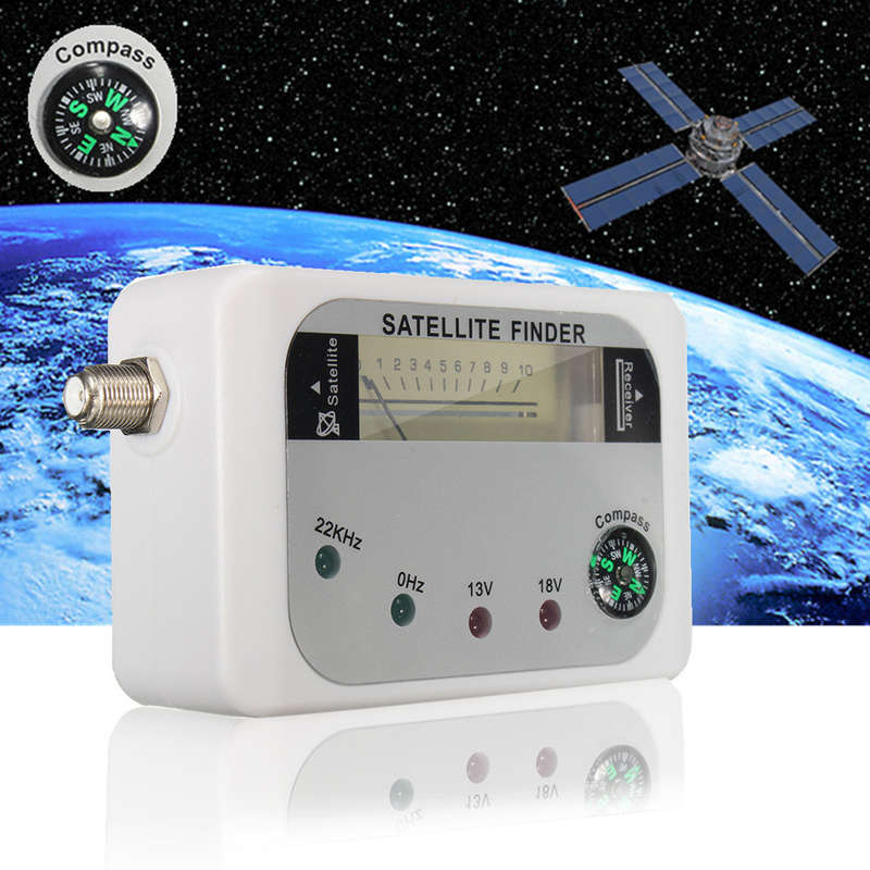 SF-9508 Digital Satellite Finder Signal Meter Sat Dish Finder DVB-T with Compass