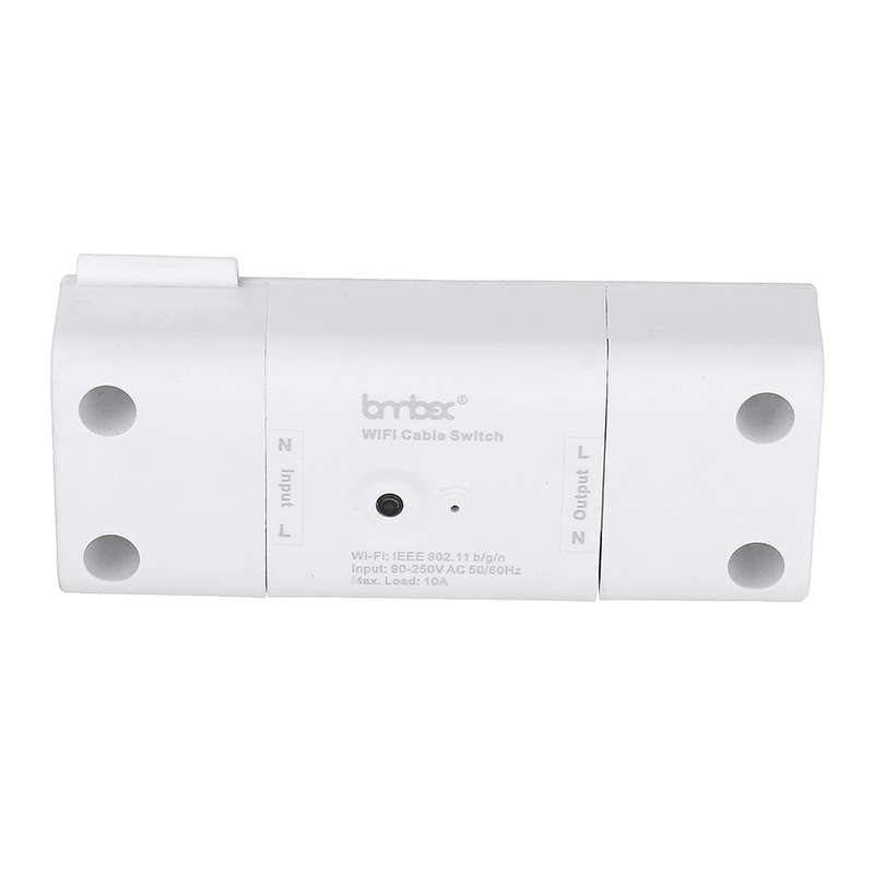 Lombex AC110-240V 10A WiFi Voice Control Timing Smart Light Switch Work with Alexa Google Assistant