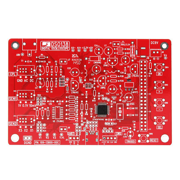 DIY Digital Oscilloscope Unassembled Kit