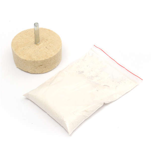 Felt Polishing Wheel with Cerium Oxide Powder Glass Polishing Kit