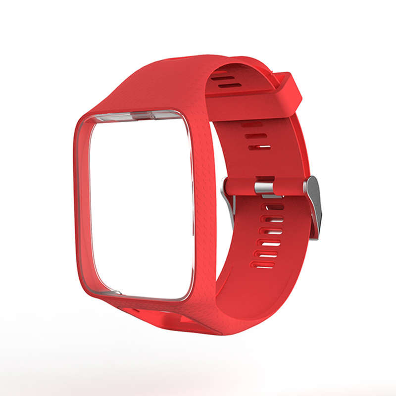 Silicone Watch Band Strap Replacement For TomTom Runner 2&3/Golfer 2/Spark 3