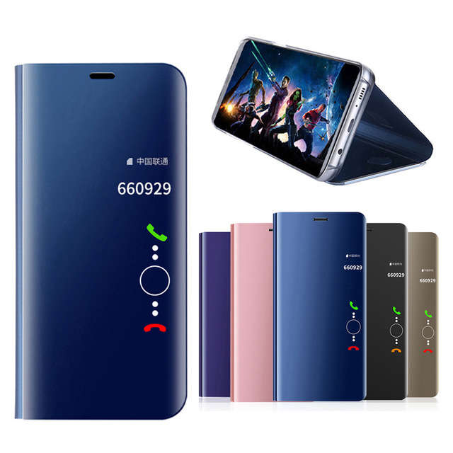 Bakeey Flip Smart Sleep Mirror Window View Bracket Protective Case For Huawei P20 / P20 lite/P20 PRO