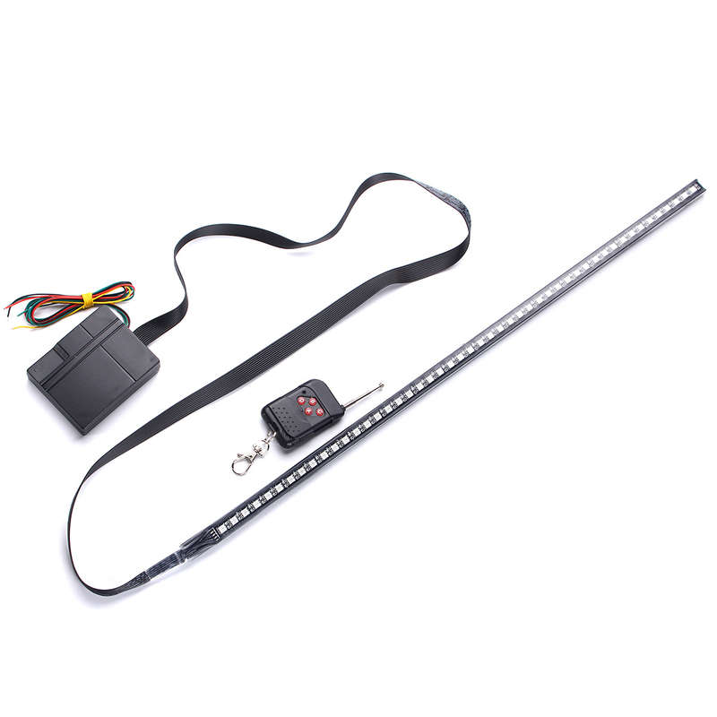 GB LED Light Strip Car Under Hood Scanner Knight Rider Strobe Lamp wit