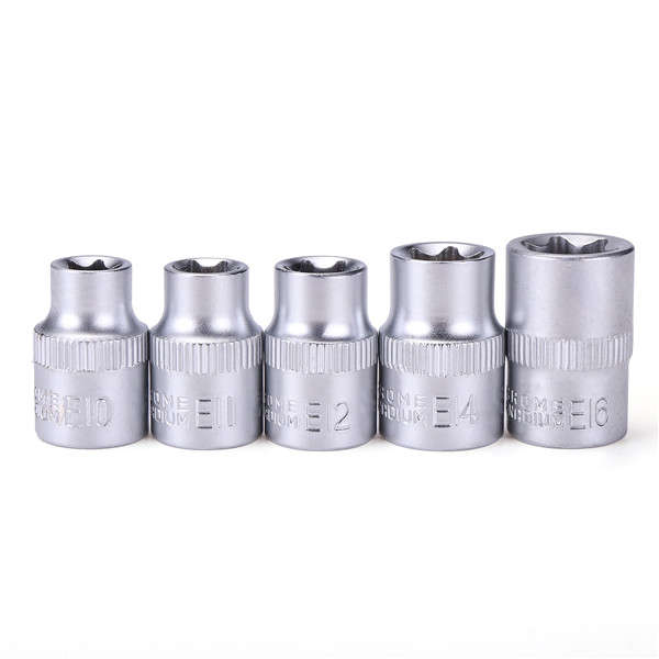 Tamper Proof E4-E24 Torx Star Bit Socket Set Female E Type Socket