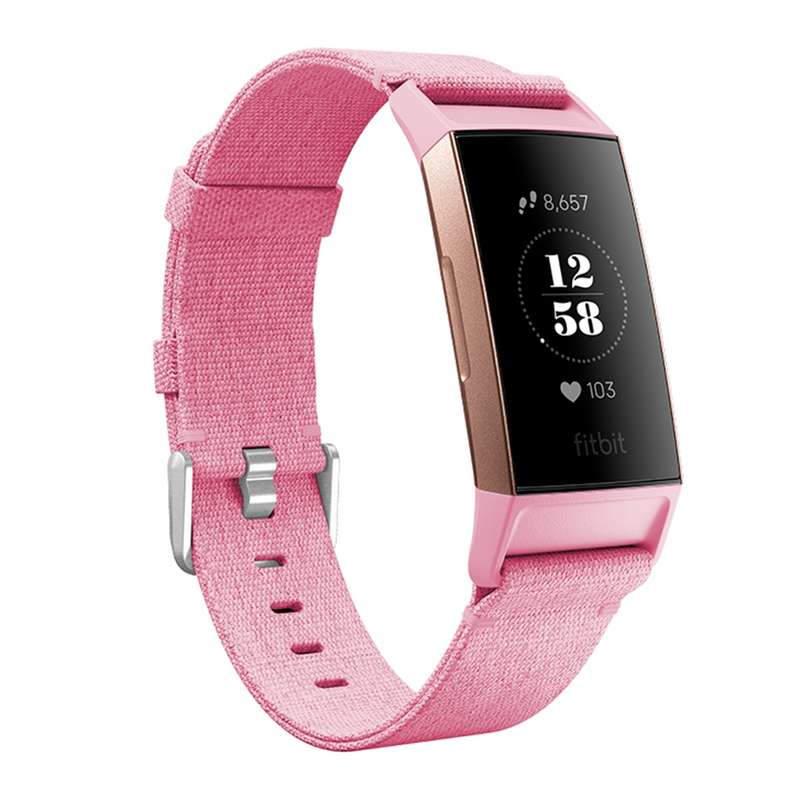 Bakeey Canvas Nylon Denim Replacement Watch Band Strap for Sport Smart Watch Fitbit Charge 3