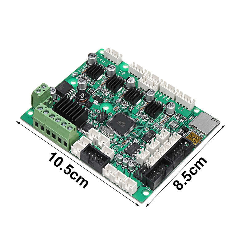 Creality 3D CR-10S 12V 3D Printer Mainboard V2.1 Control Panel Support Filament Detection - 0.09kg