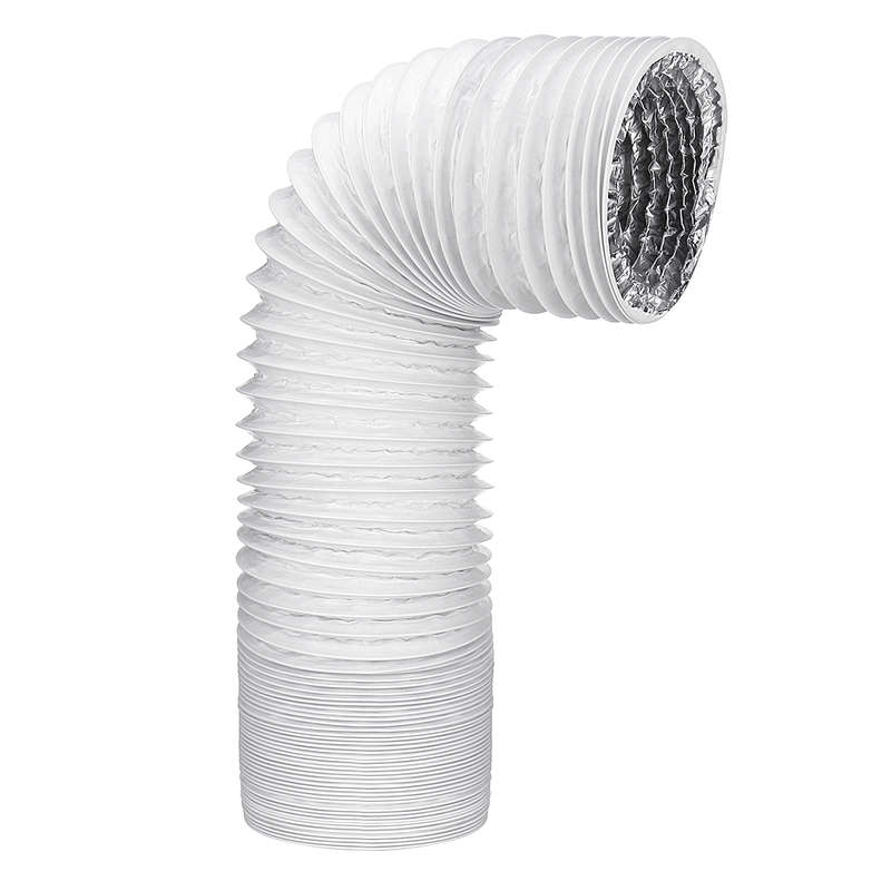 180cm PVC Aluminum Foil Universal Portable Air Conditioner Exhaust Hose 12.5cm Dia