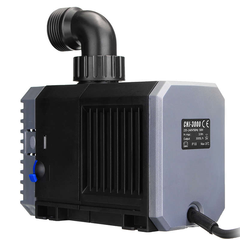 55W 220V-240V 800 GPH Submersible Pump Circulation Pump Ultra Quiet Fountain Water Pump