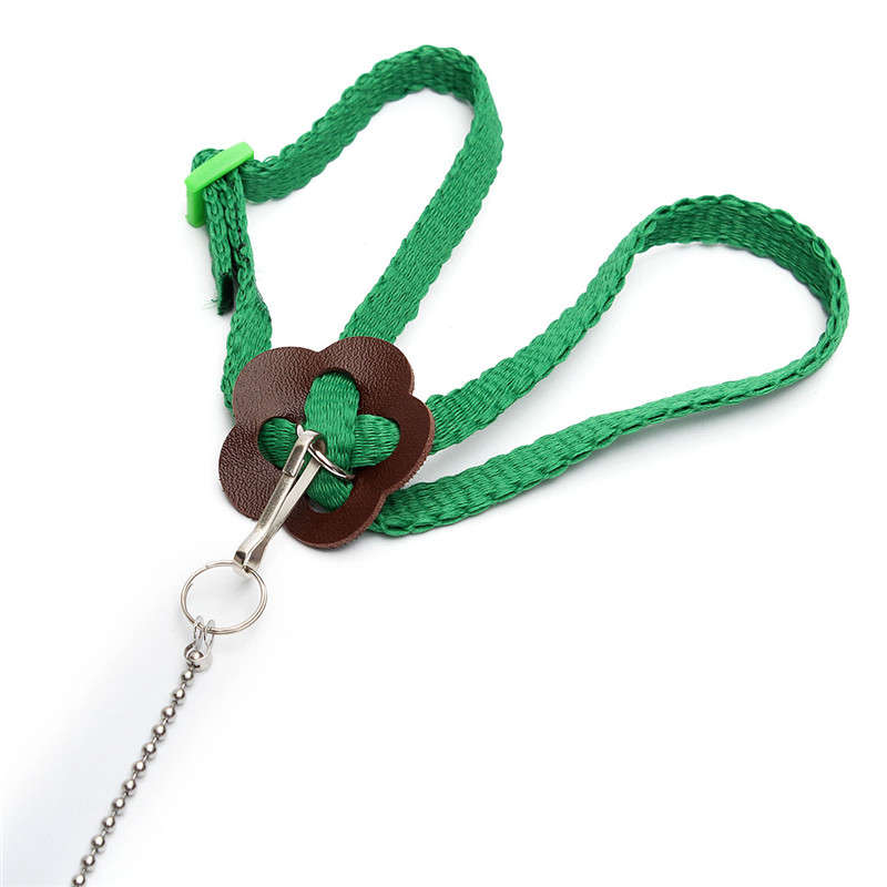 Adjustable Multicolor Soft Fashion Pet Reptile Birds Lizard Harness Leashes