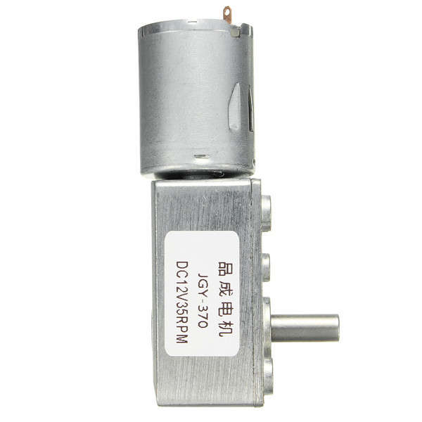 DC 12V 35/60/65/110/220rpm Worm Gear Box Reduction Motor