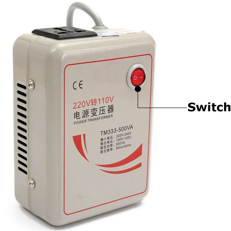 o 110V 500W Step Down Voltage Converter Transformer Convert