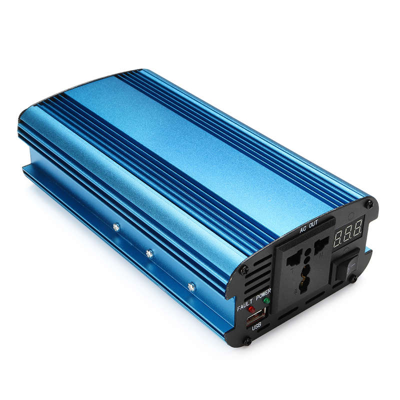 3000W/4000W DC12V/24V to AC220V Power Inverter Charger LED Modified Sine Wave Converter