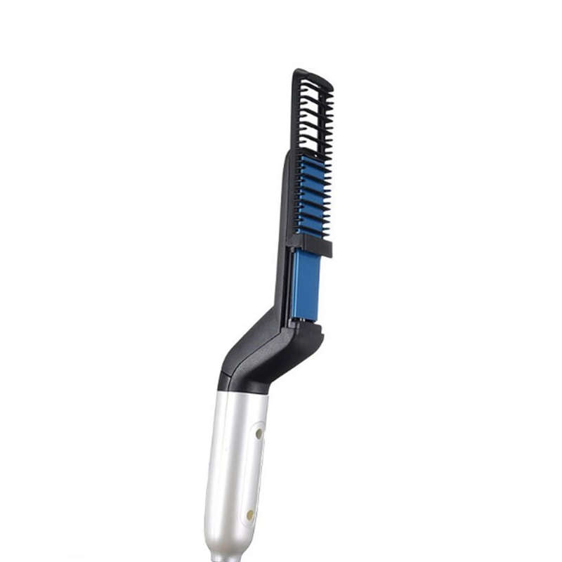 Quick Beard Straightener Multifunctional Hair Comb Curling Curler Show Cap Men