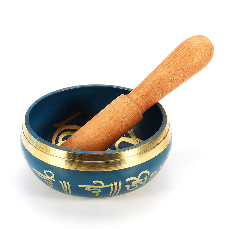 80mm Blue Tibetan Yoga Singing Bowl