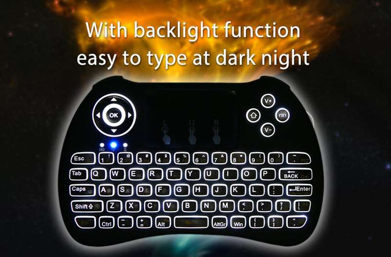 H9 backlit air mouse
