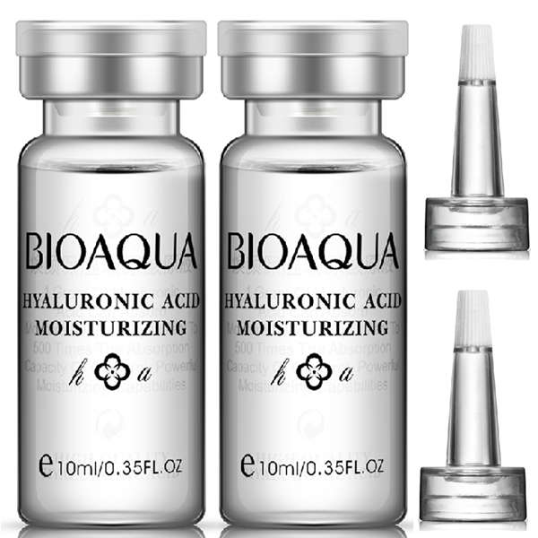 2pcs Hyaluronic Acid Liquid Essence Essential Oil Moisturizing Anti Aging Smoothing Original Fluid
