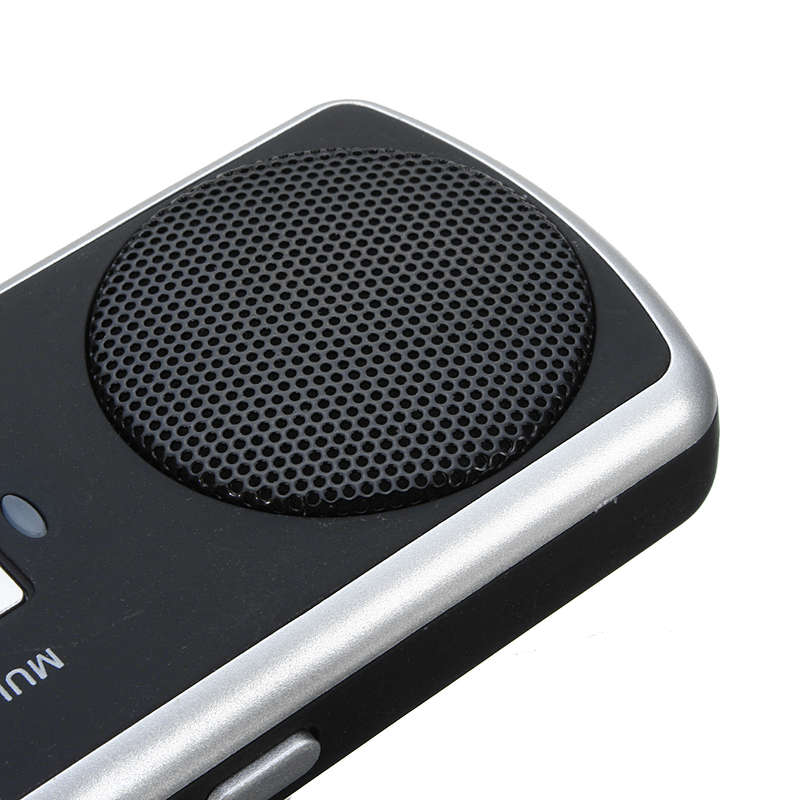 Wireless Bluetooth Car Kit Hands Free Speaker Phone Visor Clip For iOS Android