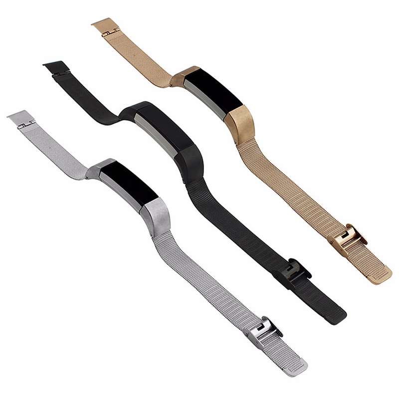 Fitbit Alta Stainless Steel Watch Band Metal Mesh Strap