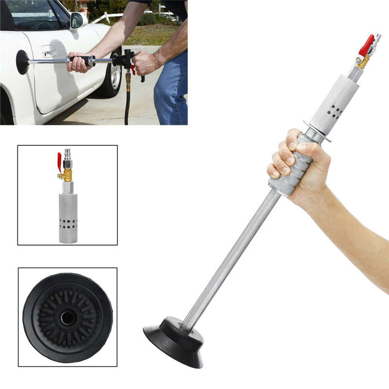 Air Pneumatic Dent Puller Repair Suction Cup Slide Tool Hammer Kit