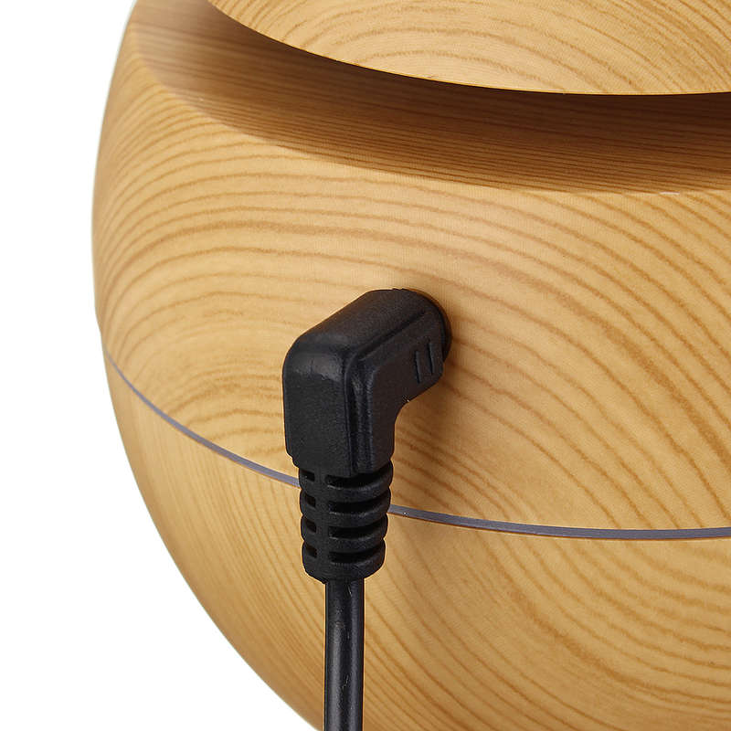 lorful USB Intelligent Wood Grain Humidifier Ultrasonic Air Humidifier