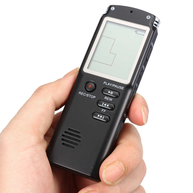 8GB 16GB Rechargeable USB Digital Audio Voice Recorder Dictaphone MP3 Player - 0.14kg