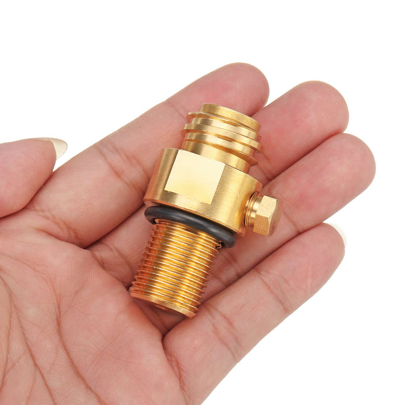 M18*1.5 Thread Replacement Valve CO2 Tank Brass Pin Valve For Soda Stream
