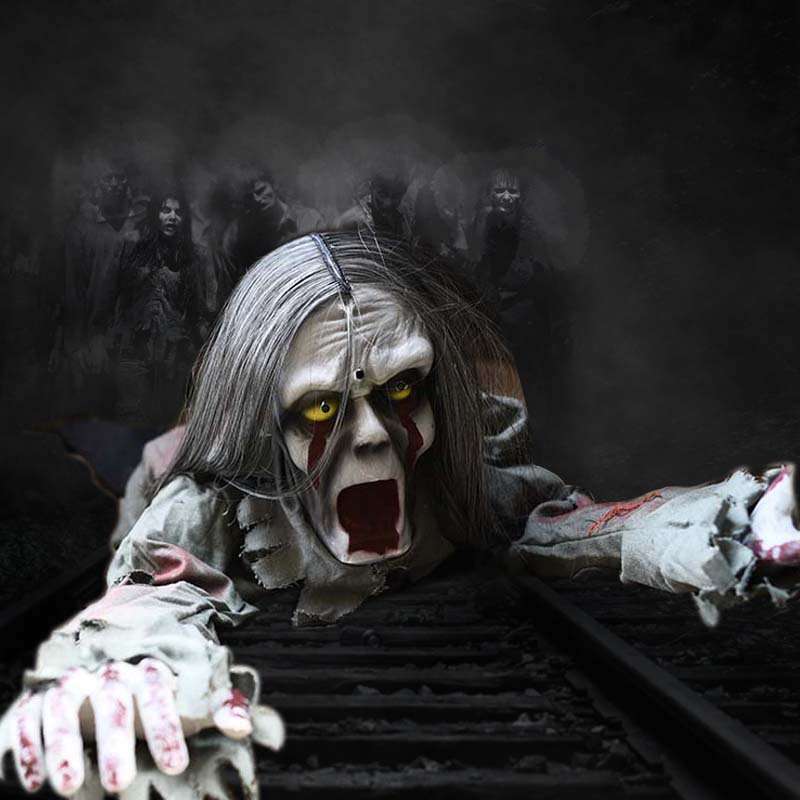 Horror Halloween Party Decoration Electric Crawl Ghost Creative Halloween Party Decoration Horror