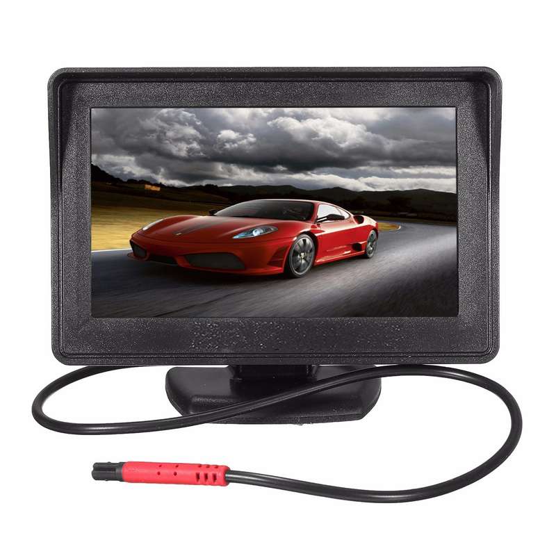 4.3inch Car TFT LCD Monitor Mirror And 170 HD Reverse Rear View Backup Camera Kit