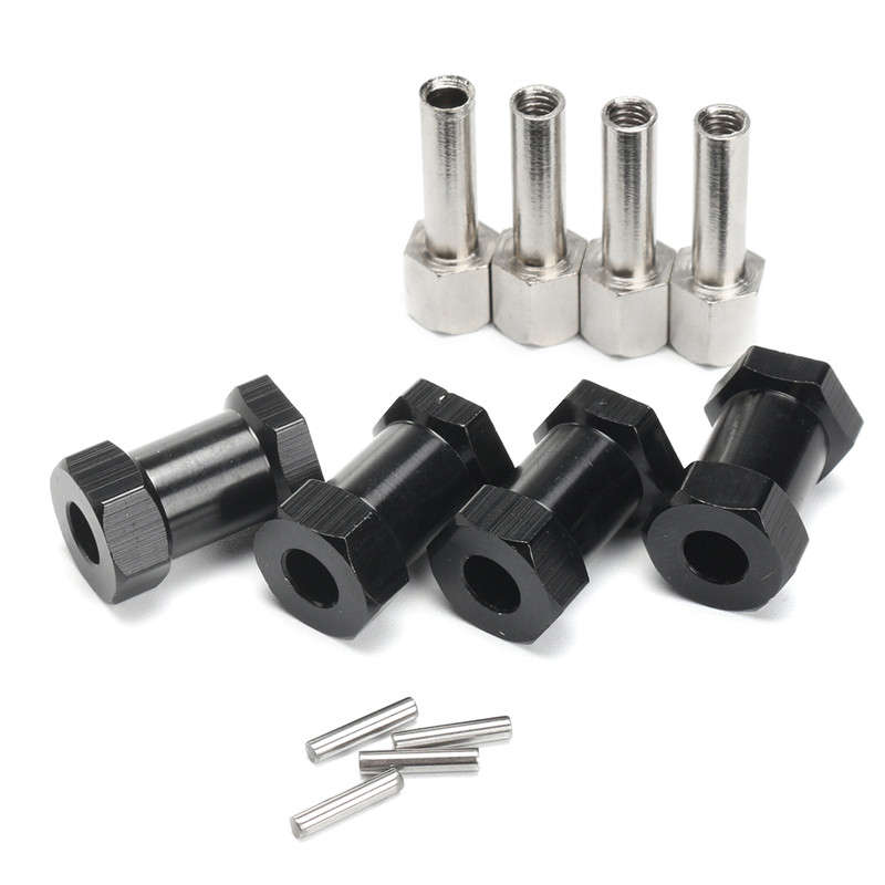 12mm Hub Hex Wheel Drive Adapter 20mm Extension For 1/10 RC Crawler Car Parts SCX10 Wraith