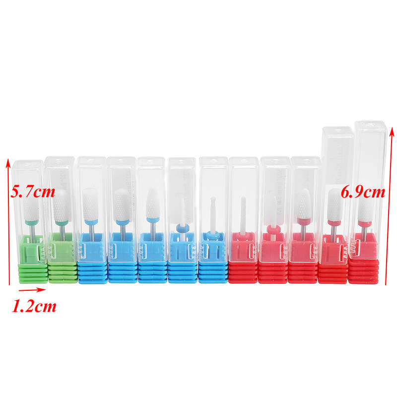 Ceramic Beauty Gel Removal Nail Drill Bits Manicure Tools Cuticle Cleaner