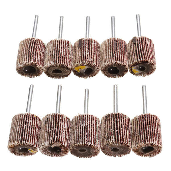 10pcs 120 Grit Flap Wheel Polish Wheel for Dremel Rotary Tools