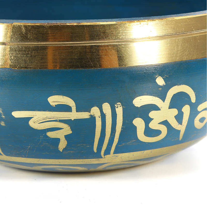 80mm Blue Tibetan Yoga Singing Bowl