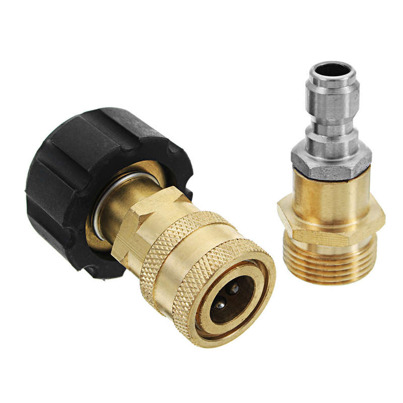 threaded nozzle, quick connect head