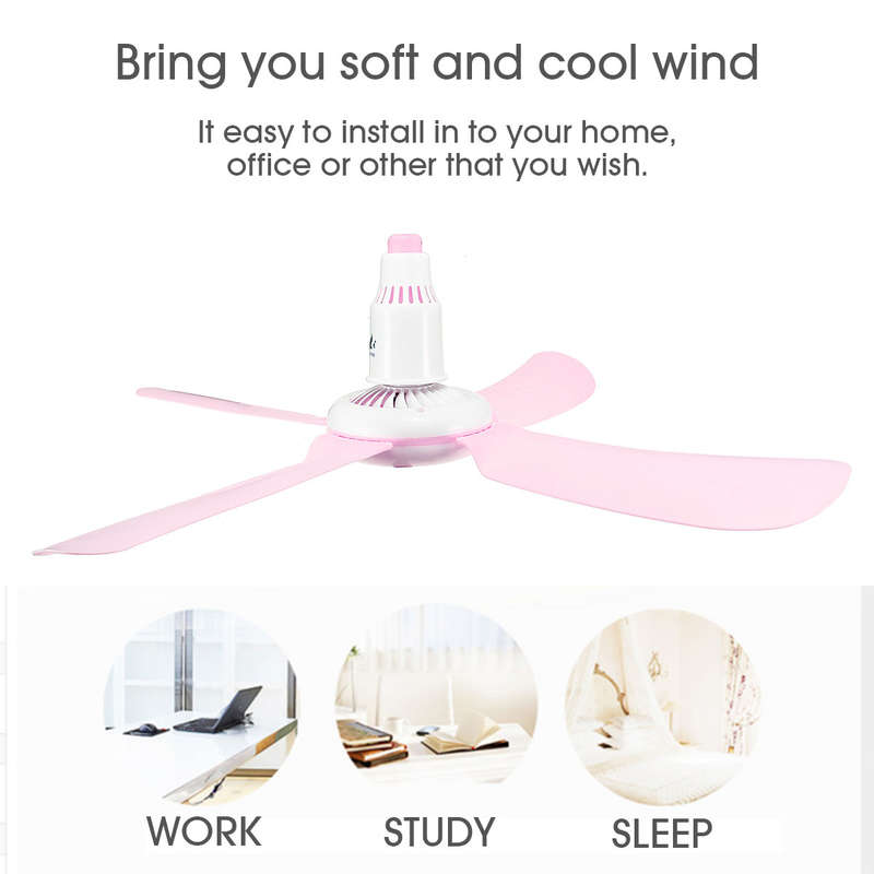 15W 4 BLADES MINI CEILING COOLING FAN PORTABLE FAN 220V 800MM