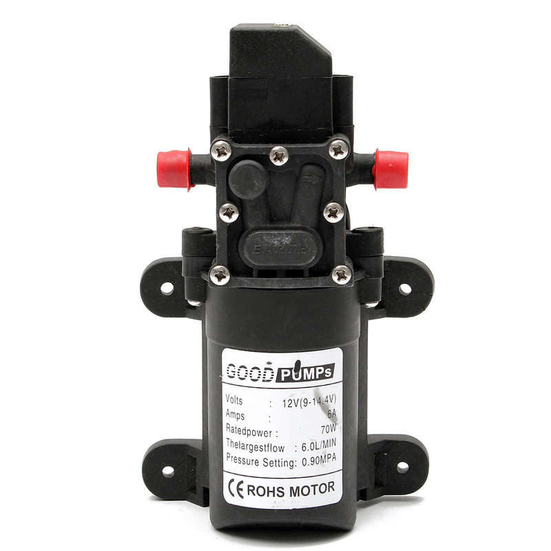 Water High Pressure Diaphragm Pump Caravan Boat DC12V