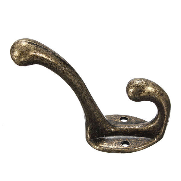 Victorian Cast Iron Hook Coat Hat Tie Wrought Iron Wall Hooks