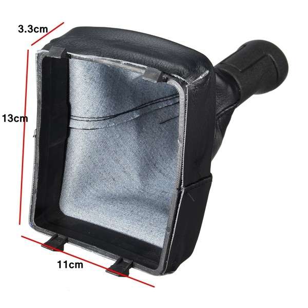5 Speed Gear Shift Knob Stick Gaiter Frame for VOLKSWAGEN VW POLO MK4 9N 9N2 02