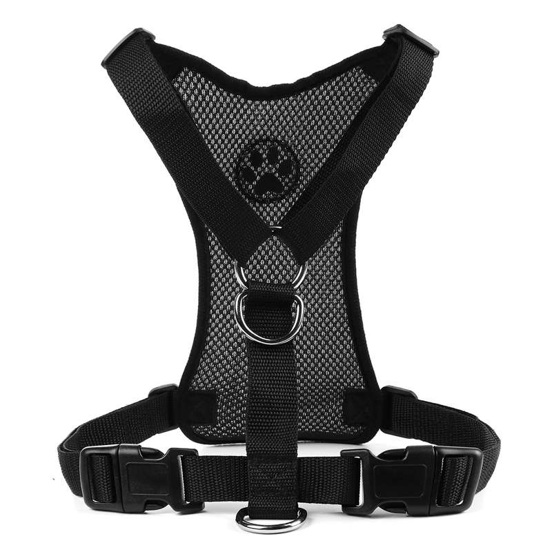 Size M Air Mesh Dog Car Seat Belt Adjustable Harness with Clip Lead Pet Travel