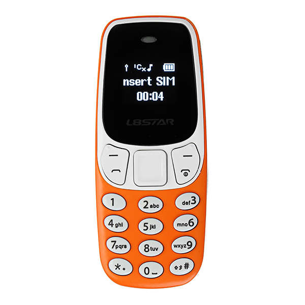 L8Star BM10  0.66`` OLED 350mAh Wireless Bluetooth Dialer Dual SIM Dual Standby M... (COLOR: ORANGE)