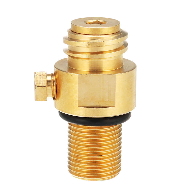 M18*1.5 Thread Replacement Valve CO2 Tank Brass Pin Valve For Soda Stream