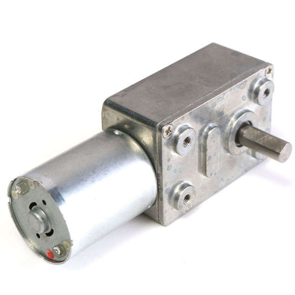 12V 6rpm Reversible High torque Turbo Worm Geared Motor DC motor GW370