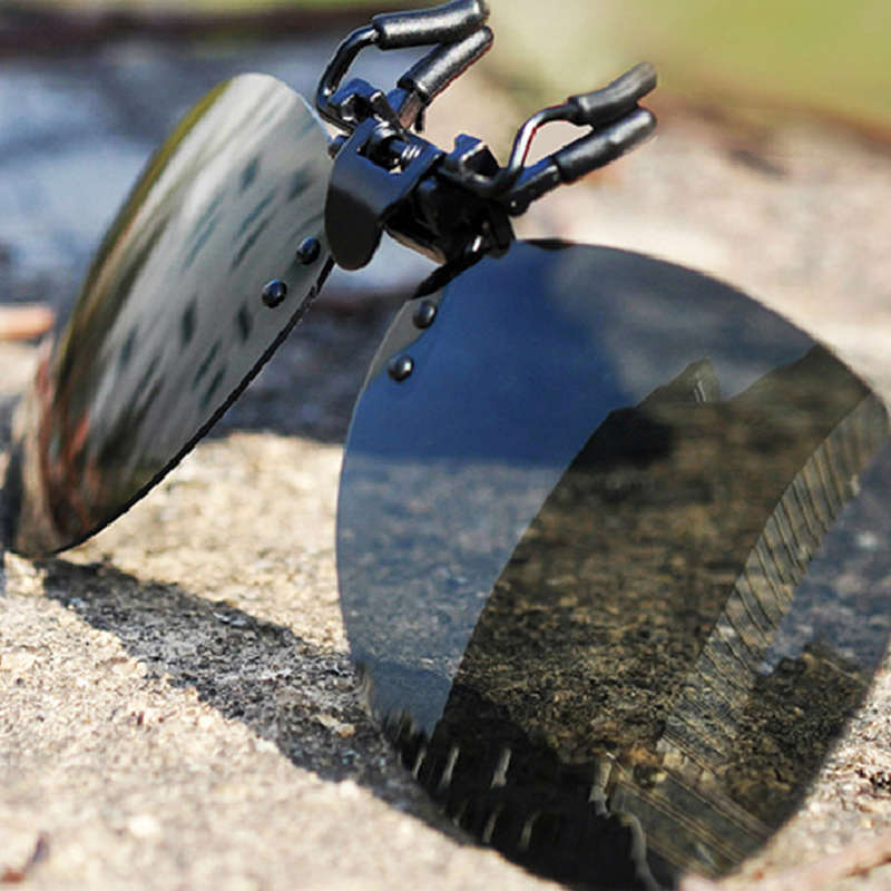 3Pcs Clip-on Night Vision UV400 Polarized Lens Glasses Outdoor Driving Sunglasses