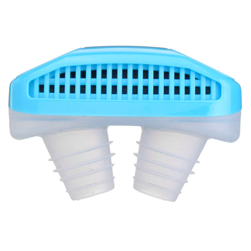 Soft Silicone Anti Snore Device Nasal Dilators Stop Snoring Nose Clip Air Puri... (COLOR: LIGHTBLUE)