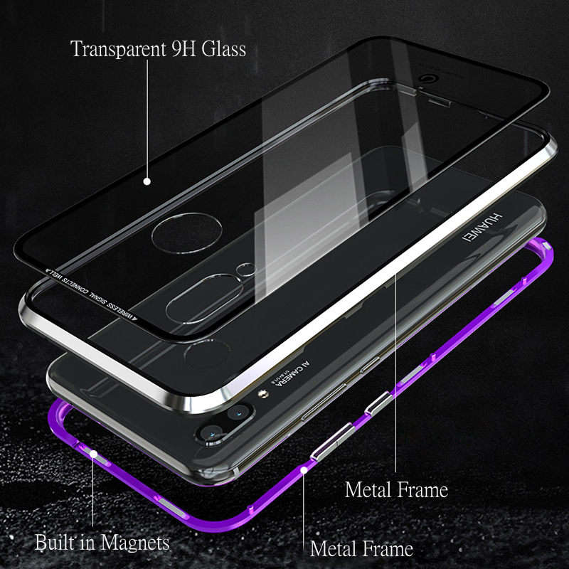 Bakeey 360 Magnetic Adsorption Upgraded Version Protective Case for Huawei P20 / P20 Lite / P20 Pro